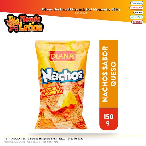 [00224] Diana Nachos El Crunch Del Momento 150g