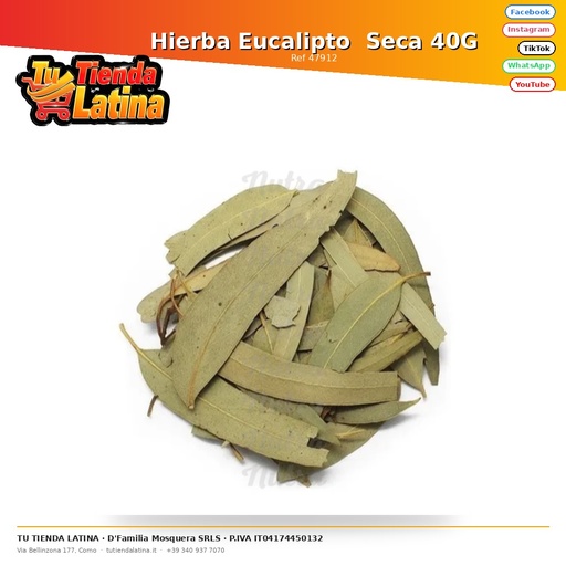 [47912] Hierba Eucalipto  Seca 40G