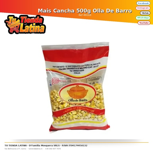 [49169] Mais Cancha 500g Clay Pot