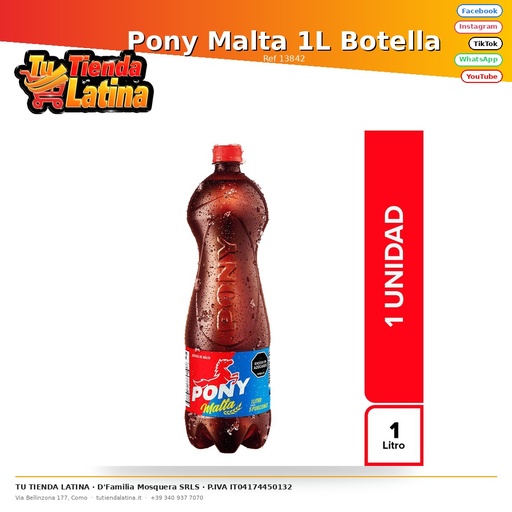 [13842] Pony Malta 1L Bottle