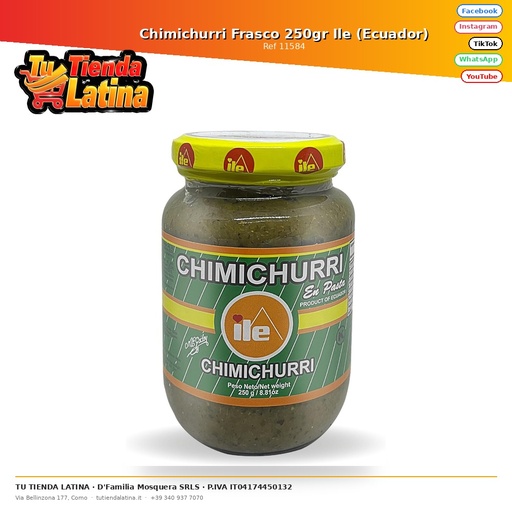 [11584] Chimichurri Frasco 250gr Ile (Ecuador)