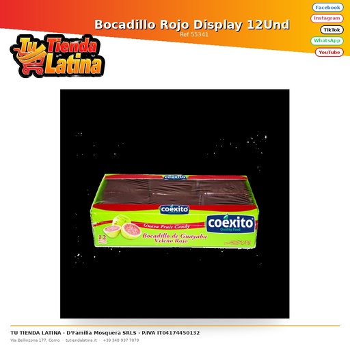 [55341] Red Sandwich Display 12Und