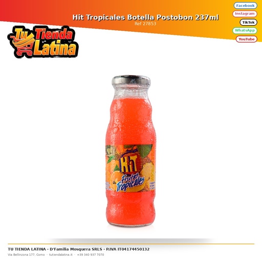 [27853] Hit Tropicales Botella Postobon 237ml