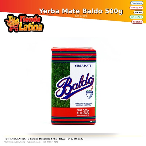 [03906] Yerba Mate Baldo 500g