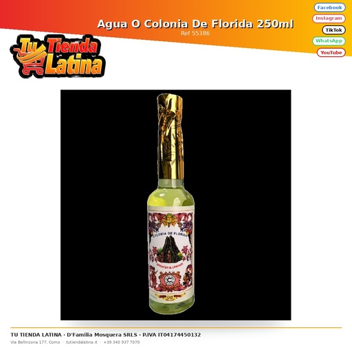 [55386] Florida Water Or Cologne 250ml
