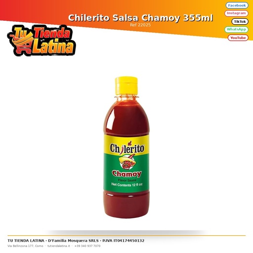 [22025] Salsa Cilerito Al Camoscio 355ml