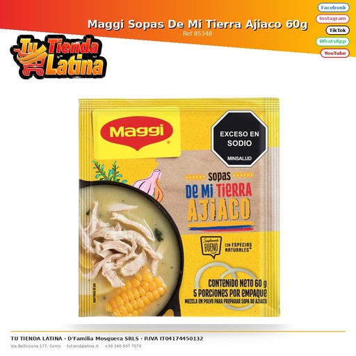 [85348] Maggi Soups From My Land Ajiaco 60g