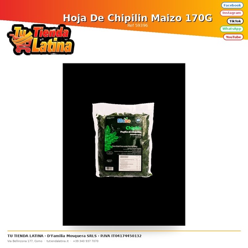 [59396] Foglia di mais Chipilin 170G