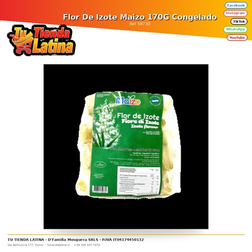 [59730] Fiore di mais Izote 170G congelato