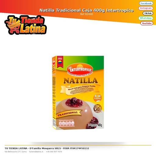 [02440] Traditional Custard Box 400g Intertropico