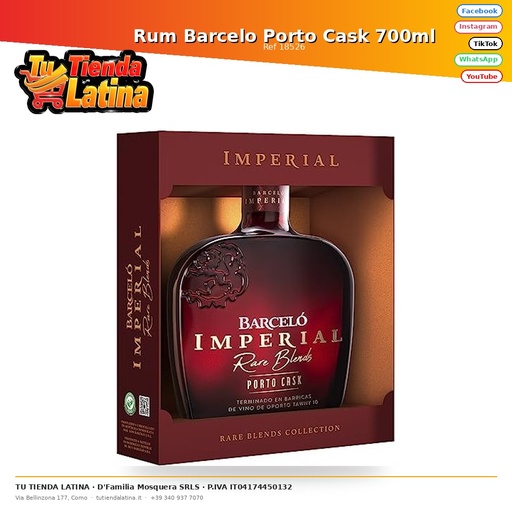 [18526] Rum Barceló Porto Cask 700ml