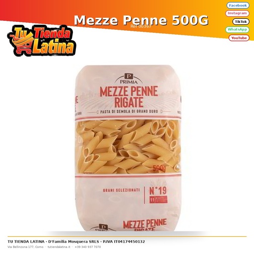 [00367] Mezze Penne 500G