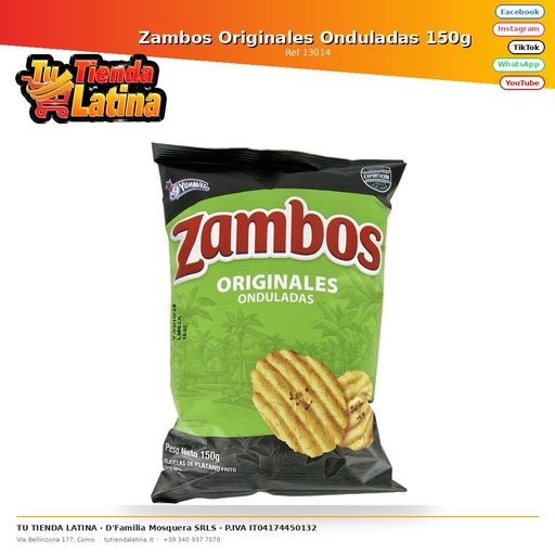 [13014] Zambos Originales Onduladas 150g