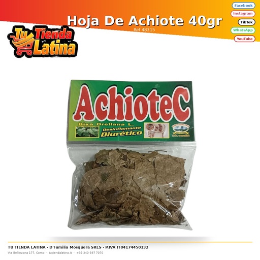 [48315] Foglia di Annatto 40gr