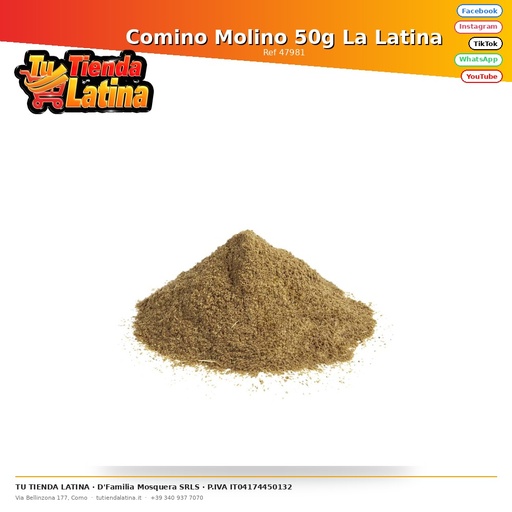 [47981] Cumin Mill 50g La Latina