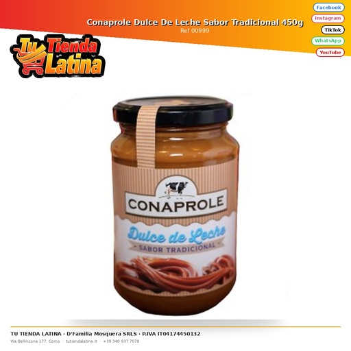 [00999] Conaprole Dulce De Leche Sabor Tradicional 450g