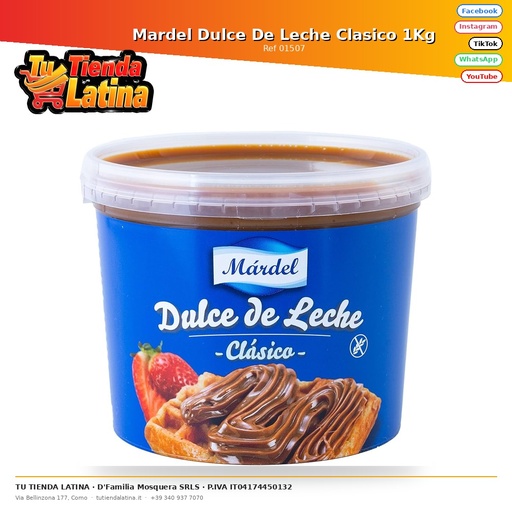 [01507] Mardel Dulce De Leche Classico 1Kg