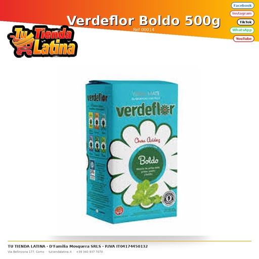 [00014] Verdeflor Boldo 500g