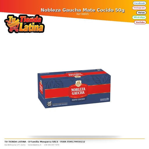 [08805] Nobleza Gaucha Mate Cocido 50g