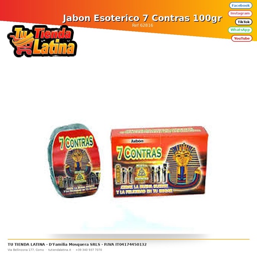 [62816] Jabon Esoterico 7 Contras 100gr