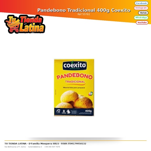 [55761] Traditional Pandebono 400g Coexito