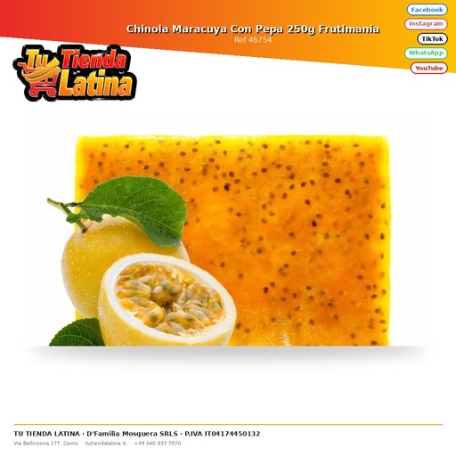 [46754] Chinola Passion Fruit With Seed 250g Frutimania