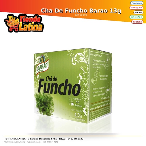 [10398] Cha De Funcho Barao 13g