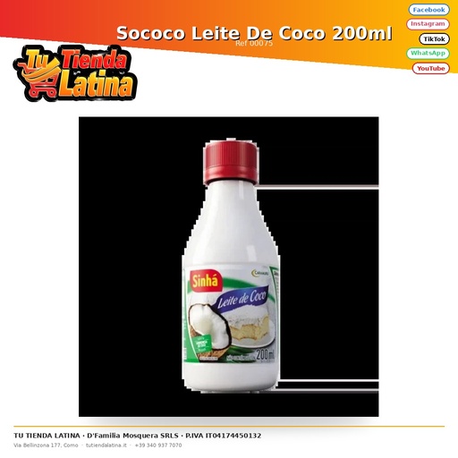[00075] Sococo Leite al cocco 200ml