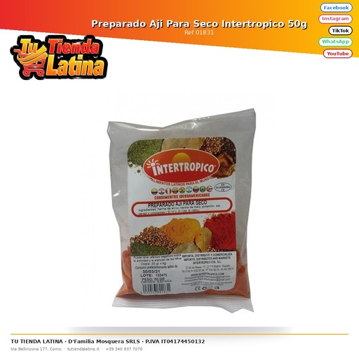 [01831] Intertropical Dry Aji Preparation 50g