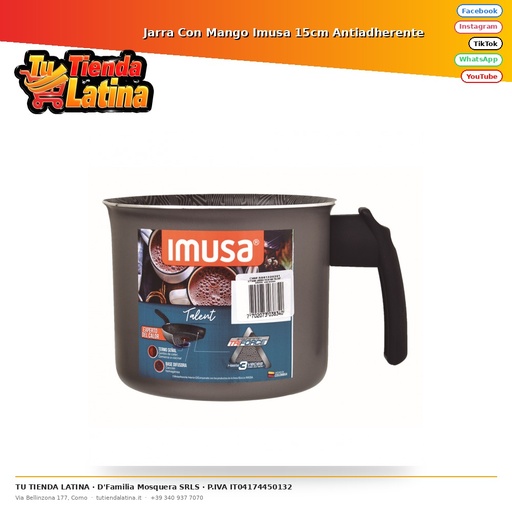Jug With Handle Imusa 15cm Non-Stick