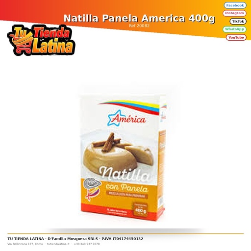 [20082] Custard Panela America 400g