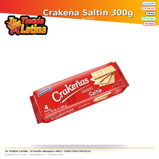 [76483] Crakeña Saltin 300g