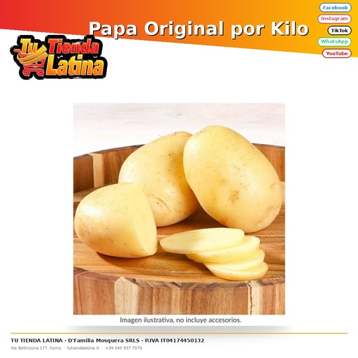 Patate originali di Kilo