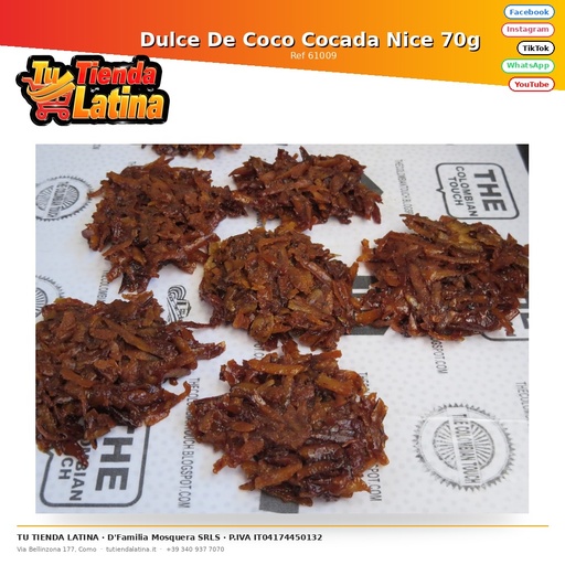 [61009] Cocada Nice Coconut Sweet 70g