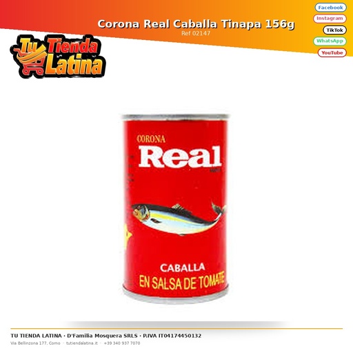 [02147] Tinapa di Sgombro Royal Crown 156g