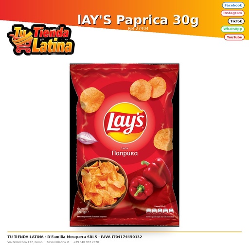 [27404] Lay's Paprica 30g