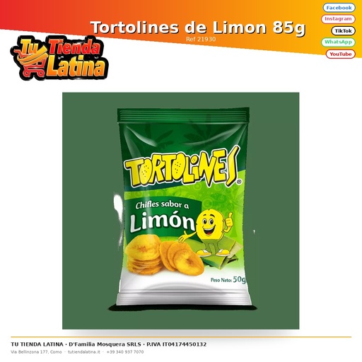 [21930] Lemon Tortolines 85g
