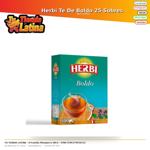 [21940] Herbi Te De Boldo 25 Sobres