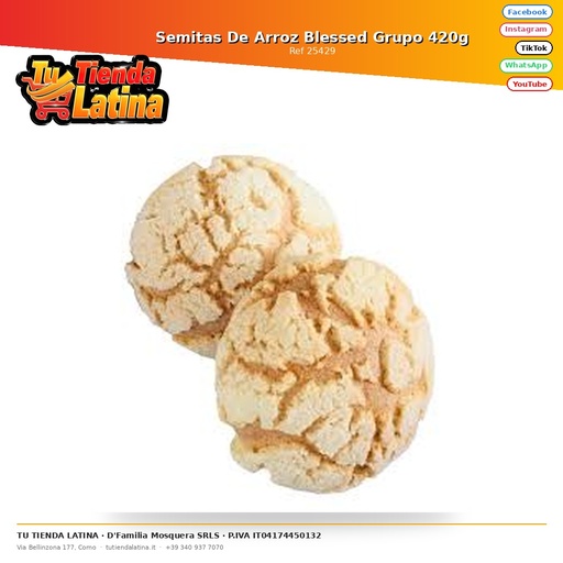 [25429] Semitas De Arroz Blessed Grupo 420g
