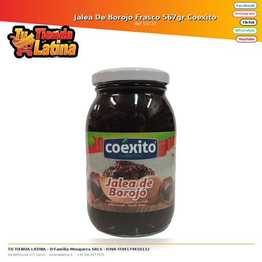 [55723] Jalea De Borojo Frasco 567gr Coexito