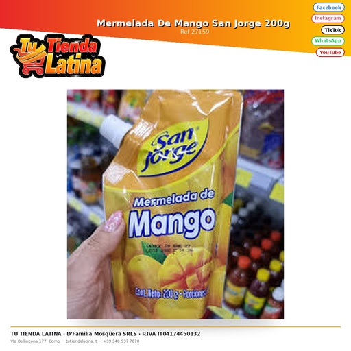 [27159] San Jorge Mango Jam 200g