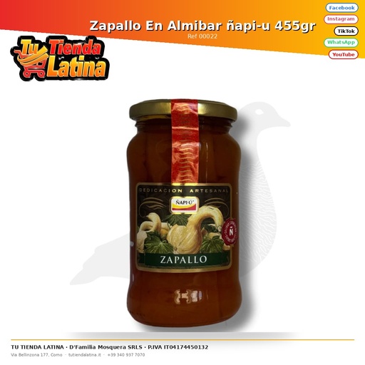 [00022] Zapallo En Almibar ñapi-u 455gr