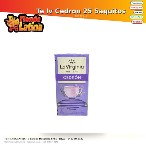 [50171] Te lv Cedron 25 Sachets