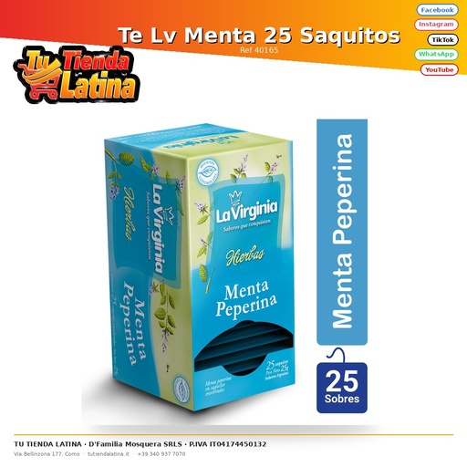 [40165] Tea Lv Mint 25 Sachets