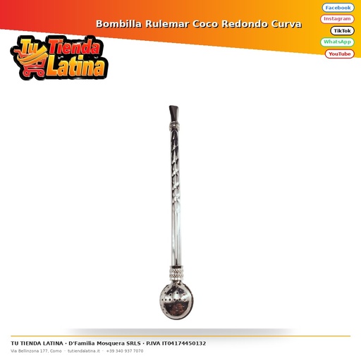 Rulemar Coconut Round Curved Bulb