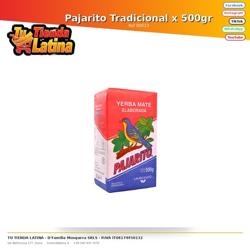 [00023] Uccellino Tradizionale x 500gr