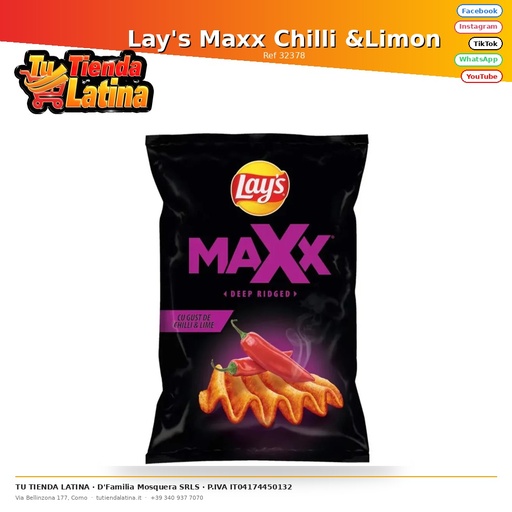 [32378] Lay's Maxx peperoncino e limone