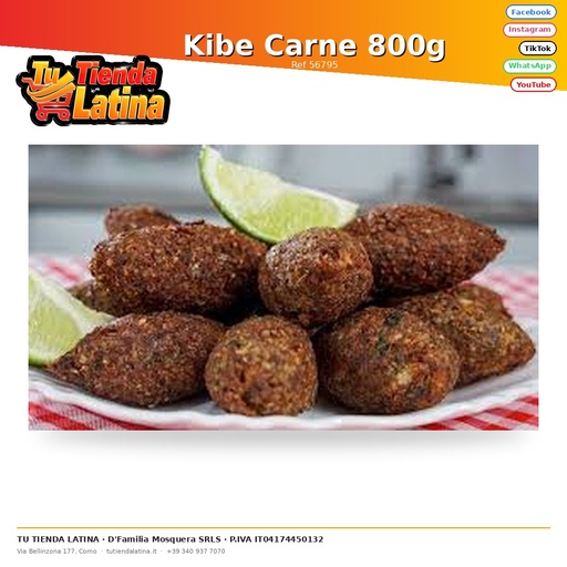 Kibe Carne 800g