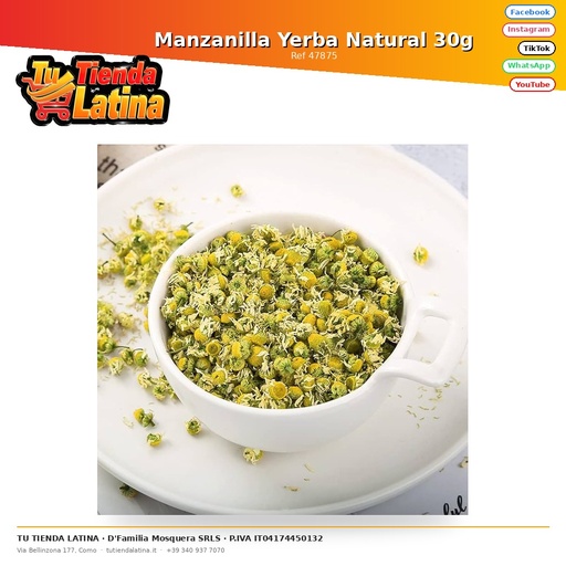 [47875] Natural Yerba Chamomile 30g