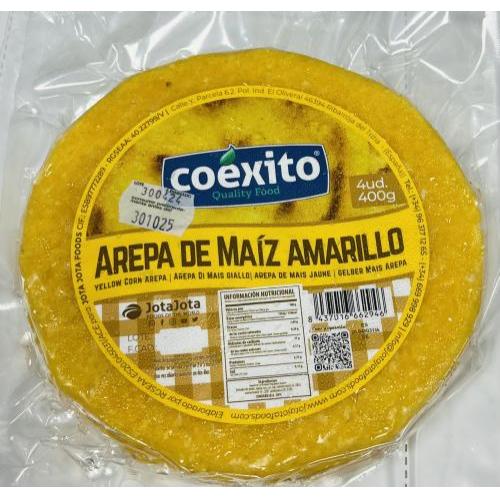 [CON00138] Arepa Maiz Amarillo Congelada 5ud 450gr Coexito